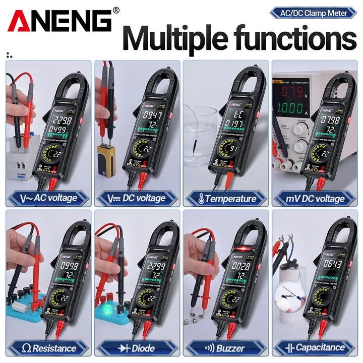 aneng-st213-clamp-meter-va-reverse-color-display-screen-multimeter-cat-iii-6000-count-true-rms-tester-dc/ac-voltage-current-tool