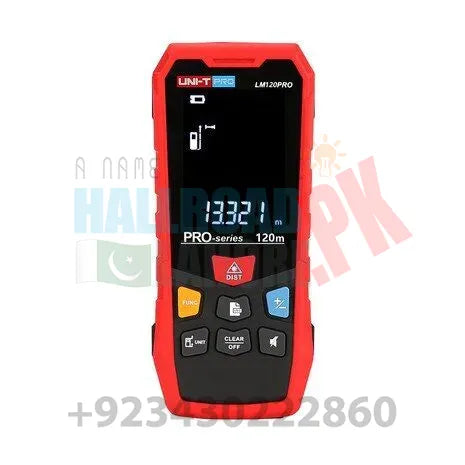 UNI-T LM120 PRO Laser Distance Meter 100M Laser Range Finder Measure Tape Digital Battery Powered