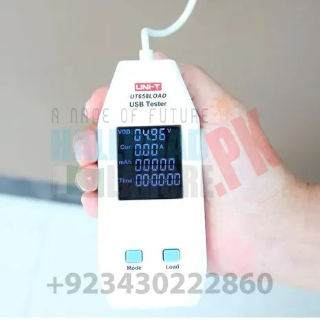 UNI-T UT658LOAD Type A Port Output Voltage USB Tester Current Energy Capacity Circuit Quivalent Resistance Electronic Load