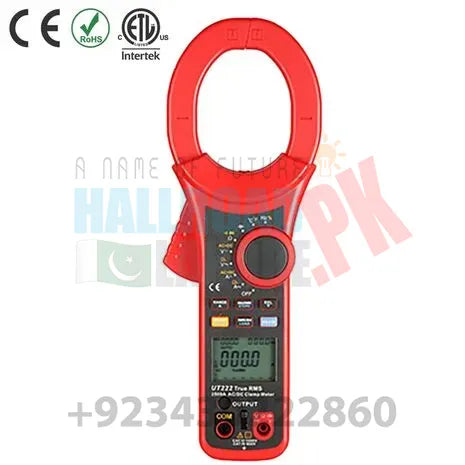 UT222 True RMS Digital AC/DC Clamp Meter 2500A UNI T