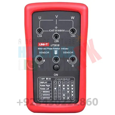 UT261B UNI T Phase Sequence Motor Rotation Indicator Meter