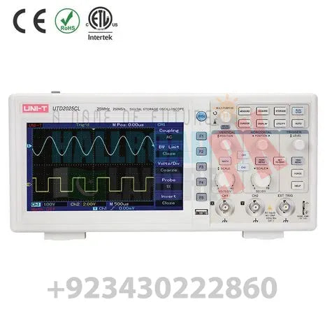 UTD2025CL UNI T Digital Storage Oscilloscope 2 Channel DSO
