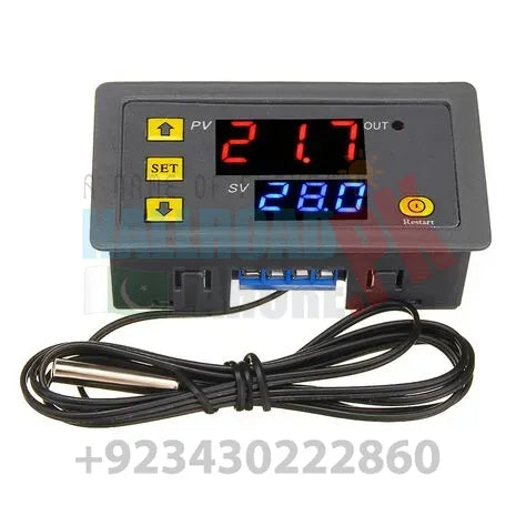 W3230 Mini Digital Temperature Controller LED Display Thermostat Regul ...