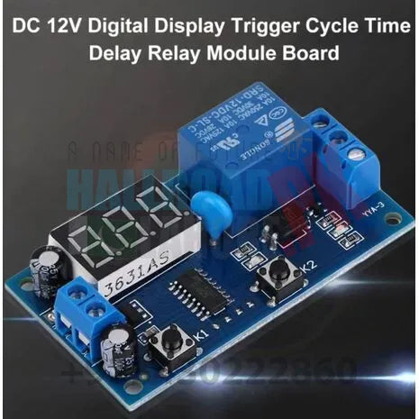DC 12V Digital Time Relay Module Incubator Timer Module YYA-3 ...