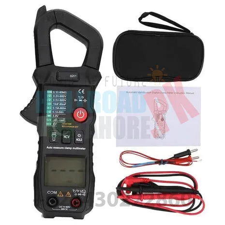 ET8201 600A 600V AC/DC Clamp Meter Intelligent Automatic Identification High Accuracy Multimeter Ammeter
