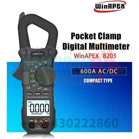 WinAPEX 8203 ET8303 600A AC/DC Solar Digital Clamp Meter in Pakistan