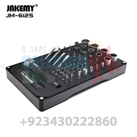 JAKEMY Professional Screwdriver Set With S-2 Driver Bit DIY Repair Tools Kit Set JM-6125