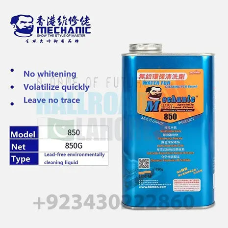Mechanic Water Mcn 850 Ultrasonic Cleaner Liquid For Lead Free Circuit Pcb Board Cleaning