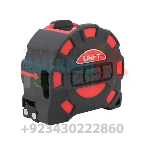 UNI-T 2 in 1 LM60T Digital Laser Tape Ruler Electronic Distance Meter Measure Rangefinder LCD Display Retractable Tool
