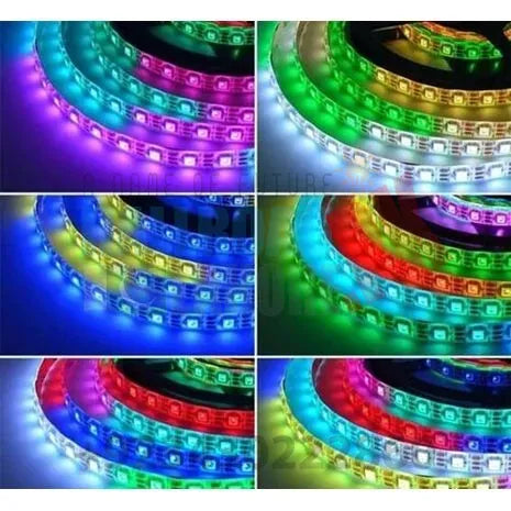 DC 5V WS2812B 5 Meter 60 Strip Addressable LEDs – Hallroadlahore.pk
