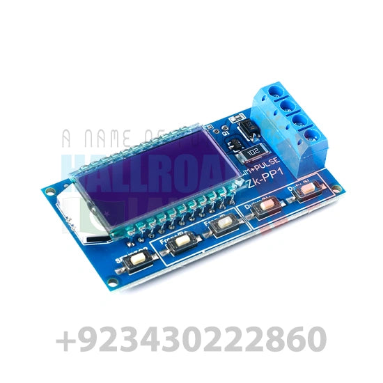 ZK-PP1 PWM Signal Generator – 1Hz to 150kHz Square Wave, Dual Mode (PWM/PULSE), LCD Display, 3.3V–30V