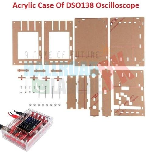 Clear Acrylic Case Housing Cover Box for DSO138 2.4" TFT Digital Oscilloscope 
